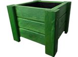 Holzgarden Fioriera In Legno Impregnato 40X32X40 Cm Colore Acacia Per Giardino Balcone Esterno 23 L Flora