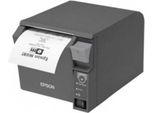 TM-T70II - Stampante Termica Per Ricevute Con Uscita Frontale, 80 Mm, Taglierina, Usb + Ethernet, Cicalino, Grigio Scuro