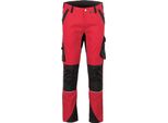 Pantaloni Da Lavoro Da Uomo Rossi/Neri Taglia 54