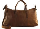 Harold's Pelle Borsa Da Viaggio Antic Travelbag Nature Marrone