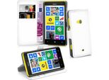 Cadorabo Cover Per Nokia Lumia 625 Cover Protettiva In Bianco Custodia Per Cellulare Cover Chiusura Magnetica