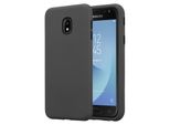 Cadorabo Custodia Per Samsung Galaxy J7 2017 Custodia Protettiva In Grigio Custodia Ibrida Per Telefono Cellulare Tpu Silicone Cover