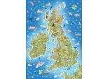 Gibsons Mappa Educativa Della Gran Bretagna E Dell'irlanda 150 Pezzi