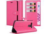 Cadorabo Custodia Per Lg K41S Custodia Protettiva In Rosa Custodia Per Telefono Cellulare Custodia Cover Chiusura Magnetica