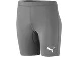 Puma Calcio Bodywear Uomo Liga Baselayer Mutande Calzamaglia Corta Pantaloni Funzionali Red Taglia Xs