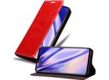 Custodia Cadorabo Per Lg G8S Cover Protettiva In Rosso Custodia Per Cellulare Cover Chiusura Magnetica