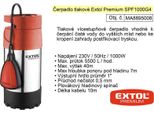 Pompa Di Pressione Sommergibile Extol Premium, 1000 W, 5500 L/H