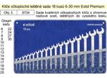 Extol Premium Chiave Combinata (6734) Chiave Combinata, 18 Pezzi.