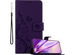 Cadorabo Cover Per Samsung Galaxy S21 5G Cover Protettiva In Viola Cover Protettiva Cover Telefono Cellulare Cover Fiori Custodia Fiore