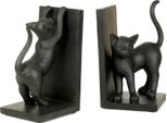 Un Set Di 2 Reggilibri Per Gatti Porta Libri Nero Moritz