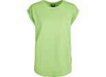DáMské TričKo Urban Classics Ladies Extended Shoulder Tee Ghostgreen - S
