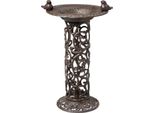 Grande Vasca Per Uccelli Uccelli Decorativi In Ghisa Vasca Per Uccelli In Metallo Ciotola D'acqua Stazione Di Alimentazione Giardino Decorazione