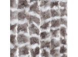 Moritz Tenda Di Ciniglia Soffice 100 X 230 Cm Taupe Bianco Tenda Per Porta Irrigidita Come Zanzariera Zanzariera Per Campeggio Caravan