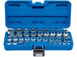 Bgs 70099 | Set Di Chiavi A Bussola, Profilo E | Attacco Quadro 6,3 Mm (1/4") / 12,5 Mm (1/2"") | Sw E4 - E24 | 28 Pz."