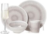 Set Di Stoviglie Da Campeggio In Melamina Per 4 Persone Anvil Design 16 Pezzi + Bicchieri Milano Bicchieri Da Champagne FlûTes Stoviglie Picnic Bbq Cookware