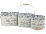 Set Di 3 Vasi Decorativi Per Piante Fioriere Fioriera Belle Jardiniere Vasi Da Rinvaso