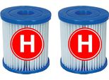 Intex 29007/2 Cartuccia Filtro Tipo H Set Di 2