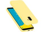 Cadorabo Custodia Protettiva Per Samsung Galaxy J6 2018 Custodia In Giallo Telefono Cellulare Custodia Cover Tpu Etui