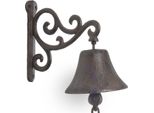 Moritz Campanello Della Porta Campana Ornamento Pergamena Campana Da Parete Decorazione Giardino Ghisa Rustico Antico Design Stile Campana Retrò