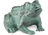 Moritz Figurina Decorativa Rana Da Giardino Rana Grassa Albero Stagno Decorazione Rospo Gracidare Ghisa Giardino Decorazione Decorazione Resistente Alle Intemperie