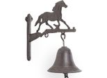 Moritz Campanello Da Porta Campana Western Cavallo Fucile Cowboy Campana Da Muro Decorazione Giardino Ghisa Rustico Antico Design Stile Campana Retrò