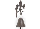 Moritz Campanello Porta Campana Lancia Campana Da Muro Decorazione Giardino Ghisa Rustico Antico Design Stile Retro Campana