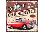 Moritz Retro Cartello Decorativo In Latta Aout Repair Ca Service Officina Idea Regalo In Metallo Design Vintage Per Decorazione