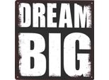 Moritz Retro Segno Decorativo Di Latta Dream Big Idea Regalo In Metallo Design Vintage Per La Decorazione