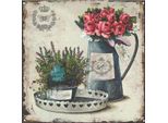 Moritz Retro Segno Decorativo Di Latta Rose E Levatrice Idea Regalo In Metallo Design Vintage Per La Decorazione