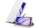 Cadorabo Custodia Per Cellulare Per Samsung Galaxy A02S Custodia Protettiva In Argento Cover Etui Book Case Booklet