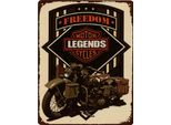 Moritz Retro Segno Decorativo Di Latta Freedom Legends Idea Regalo In Metallo Design Vintage Per La Decorazione