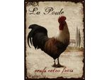 Moritz Retro Segno Decorativo Di Latta La Poule Idea Regalo In Metallo Design Vintage Per La Decorazione