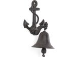 Moritz Campanello Da Porta Campana Nave Ancora Marittima Nautica Campana Da Parete Decorazione Giardino Ghisa Rustico Antico Design Stile Campana Retrò