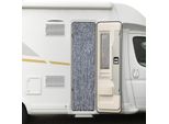 Tenda In Pile Moritz In Ciniglia 56 X 185 Cm Blu Grigio Screziato Per Porte Come Zanzariera Per Camper E Roulotte