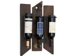 Moritz Portabottiglie Portabottiglie Portabottiglie Da Parete 55 X 34 X 16 Cm In Legno Di Vecchia Nave Portabottiglie Portabottiglie Per Vino Portabottiglie Per Vino