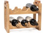 Moritz Portabottiglie Portabottiglie 35 X 38 X 19 Cm In Legno Portaoggetti Portabottiglie Vino Portabottiglie Vino Portabottiglie