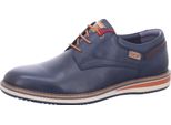 Pikolinos Avila Scarpe Da Uomo - Comode Ed Eleganti Scarpe Stringate Blu Nuovo