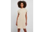 DáMské šAty Urban Classics Ladies Turtle Extended Shoulder Dress Softseagrass - Xl