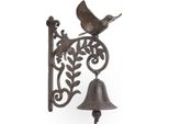 Moritz Campanello Della Porta Campana Uccello Vola Natura Campana Da Muro Decorazione Giardino Ghisa Rustico Antico Design Stile Retro Campana