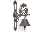 Moritz Campanello Porta Cuore Con Rosetta Decorativa Campana Da Muro Decorazione Giardino Ghisa Rustico Antico Design Stile Campana Retrò