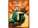 Moritz Segno Decorativo Di Latta Scooter Scooter In Metallo Segno Retro Vintage Design Per La Decorazione Decorazione Della Parete
