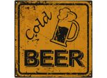 Segno Decorativo Di Latta Moritz Cold Beer Segno Di Metallo Cold Beer Design Retrò Vintage Per Decorazione Da Parete