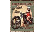 Moritz Cartello Decorativo In Latta Moto Two Wheels Forever Cartello In Metallo Design Retro Vintage Per Decorazione Decorazione Da Parete