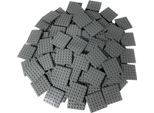 Lego® 6X6 Tavole Grigio Scuro - 3958 Nuovo! Quantità 50X