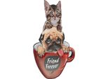 Moritz Segno Di Latta Amico Per Sempre Cane E Gatto 38 X 55 Vintage Retro Nostalgia Decorazione In Metallo