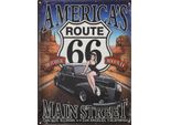 Insegna Di Latta Moritz 25 X 33 Cm Americans Route 66 Main Street Insegna Decorativa In Metallo Retro Vintage Detti Divertenti