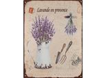 Insegna Di Latta Moritz 25 X 33 Cm Lavande En Provence Lavanda Insegna Decorativa In Metallo Retro Vintage Detti Divertenti