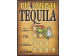 Insegna Di Latta Moritz 25 X 33 Cm The 4 Stages Of Tequila Insegna Decorativa In Metallo Retro Vintage Detti Divertenti
