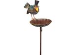 Tassello Da Giardino Moritz Corvo In Metallo Con Cappello A Cilindro 17 X 28 X 129 Cm Decorazione Giardino Figura Animale Decorazione