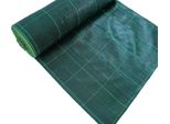Telo Pacciamante Verde 40 M² 25M X 1,6M Tessuto Non Tessuto 100G/M² Anti Erbacce Permeabile All’Acqua Stabilizzato Uv Per Giardino